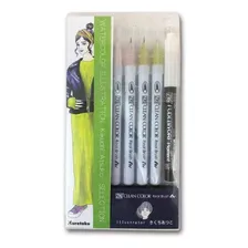 Lápis De Cor Kuretake Zig Clean Color Real Brush Estojo Kuretake Set Foto mini 1