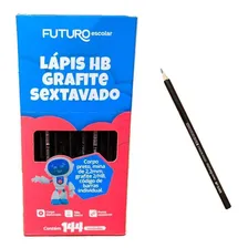 Lapis De Escrever Preto Hb - Atacado C/144 Unidades Foto mini 1