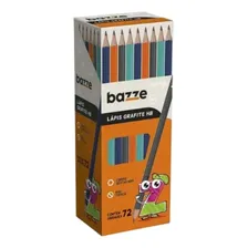 Lápis Grafite Bazze Lápis Preto Sextavado Kit 72u Preto Foto mini  2