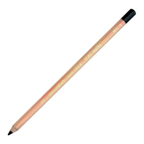Lápis Pastel Seco Koh-i-noor Gioconda 8820/1 Preto Ivory Foto 1
