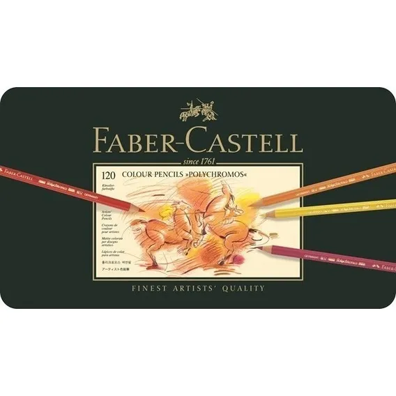 Lápis Polychromos Faber-castell 120 Cores Foto 1