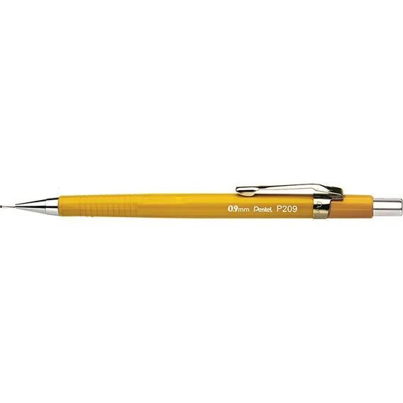 Lapiseira Pentel 0.9mm Sharp P209 - Mostarda Foto 1