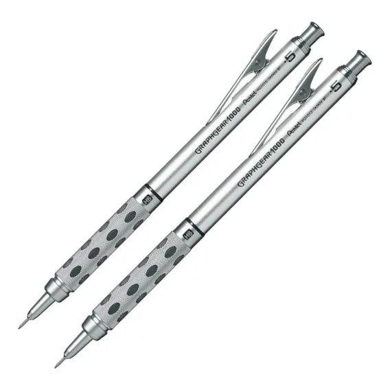 Lapiseira Pentel Graphgear 1000 0.5mm 2 Unidades Foto 1