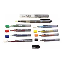 Lapiseira Pentel Multi 8 Lead Holder- 8 Cores- 2mm - Ph802st Foto mini 3