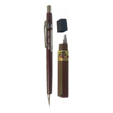 Lapiseira Pentel P203 0.3mm + Grafite Hb Cor Preto Foto mini  3