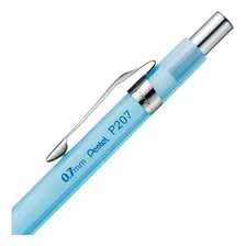 Lapiseira Pentel Sharp Clena Azul Transparente 0.7 Foto mini  2
