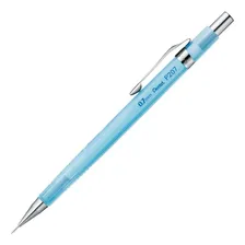 Lapiseira Pentel Sharp Clena Azul Transparente 0.7 Foto  mini 1
