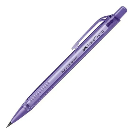 Lapiseira Poly Tri Shape Colors 0.7mm - Faber Castell Cor Roxo Foto 1