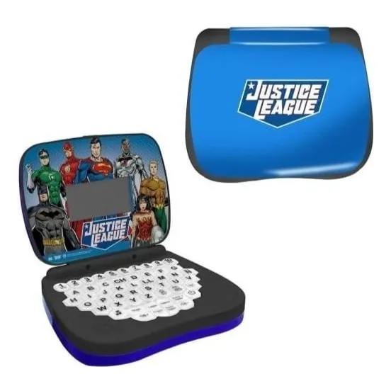 Laptop Infantil Liga Da Justiça Dc Notebook Bilíngue Candide Foto 1