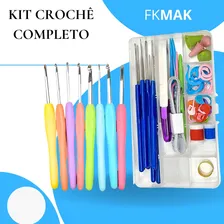 Lar das Fitas Kit agulha crochê Completo 16 Agulhas Soft Cabo Kit De Acessórios x53 Foto mini  2