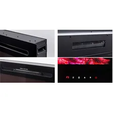 Lareira Elétrica Aquecedor Sala 50 Pol. 3d Com Inmetro 220v Cor Preto Foto mini  3