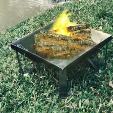 Lareira Portátil A Lenha Para Jardim Área Externa Foto mini 4