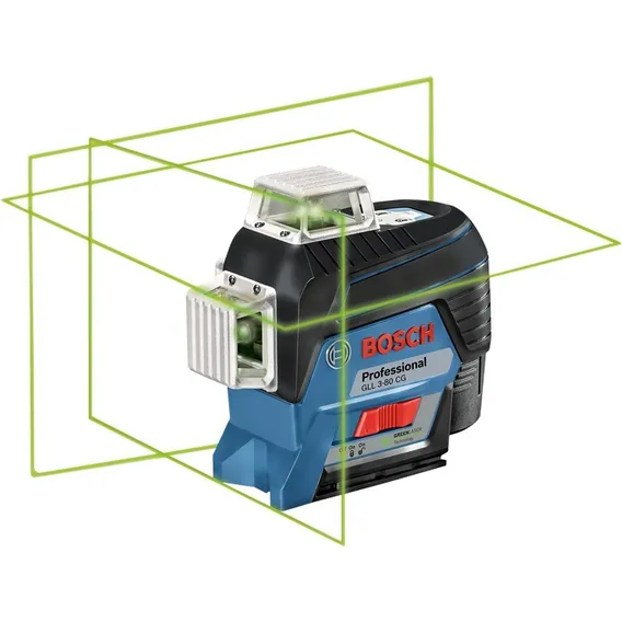 Laser De Linha Bosch Gll 3-80 Cg C/receptor Maquifer Foto 1