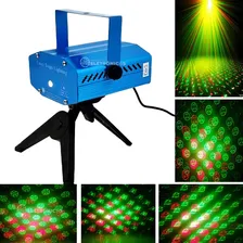 Laser Projetor Holográfico Azul Led Pisca Estrela Foto mini 1