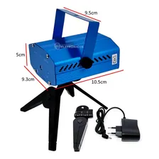 Laser Projetor Holográfico Azul Led Pisca Estrela Foto mini 3