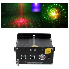 Laser Show Holografico Hl69 250mw Verde Vermelho + Led Azul Foto  mini 1