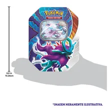 Lata Pokémon Tcg Batalha Paradoxal Onda Ando Ex Copag 2024 Foto mini  3