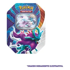 Lata Pokémon Tcg Batalha Paradoxal Onda Ando Ex Copag 2024 Foto mini  2