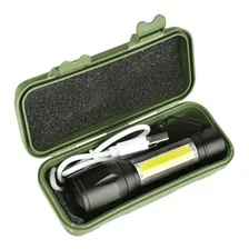 Laterna Recarregável Pequena Potente Led Tática Iluminação Foto  mini 1