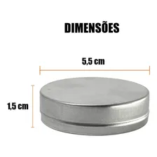 Latinha Para Personalizar De Metal 5x1 Prata (200 Unid) Foto mini 2