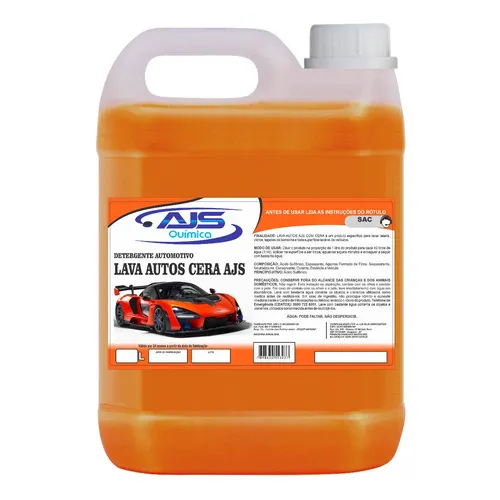 Lava Autos Shampoo Cera Automotivo Concentrado - 5 Litros Foto 1