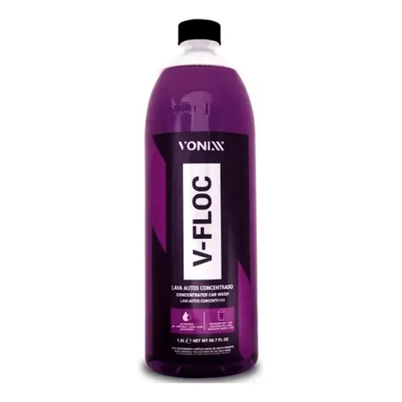 Lava Autos Vonixx V-floc Super Concentrado 1,5 Litros Foto 1
