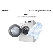 Lava E Seca Samsung Wd11a Com Ecobubble Branca 11kg 220V Foto mini 3