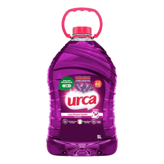 Lava Roupas Liquido Urca Lavanda - 5l Foto 1