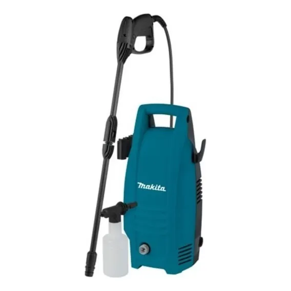 Lavadora Alta Pressão 1450 Psi - Hw101 Makita - 220v Cor Azul-turquesa Foto 1