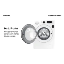 Lavadora Ww4000 Digital Inverter 11 Kg Branca Samsung 110v Cor Branco Foto mini  2