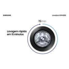 Lavadora Ww4000 Digital Inverter 11 Kg Branca Samsung 110v Cor Branco Foto mini  3
