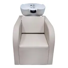 Lavatório Elegance Para Salão Com Cuba De Louça Branca Foto mini  2