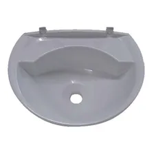 Lavatório Plástico Astra 4l Oval Branco Foto mini 3