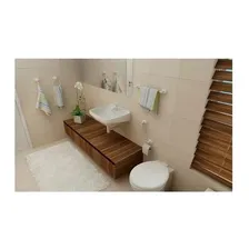 Lavatório Plástico Válvula Grande Branco - Metasul - Branco Foto mini 2