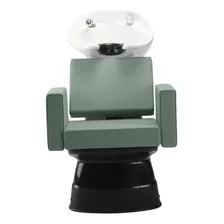 Lavatório Salão Cabelereiro Porcelana Verde Dompel Class Foto mini  2