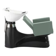 Lavatório Salão Cabelereiro Porcelana Verde Dompel Class Foto mini  3