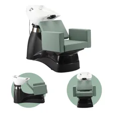 Lavatório Salão Cabelereiro Porcelana Verde Dompel Class Foto  mini 1