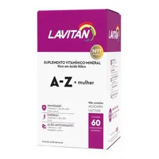 Lavitan A-Z Mulher com 60 Comprimidos Suplemento Vitaminico Foto mini 3