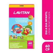 Lavitan Kids Patati Patata 60 Comprimidos Mastigáveis Sabor Tutti Frutti Foto mini 4