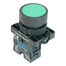 Lay5-ea31 Botao De Comando Verde Sem Retenção Na 22mm Foto mini 1