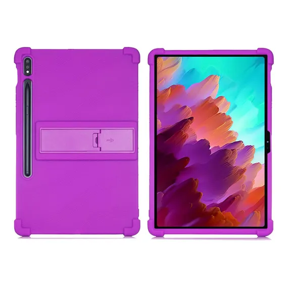 Lcehtogye Capa Para Teclast M50 Pro,preto Ultra Fina Capa Silicone Gel Tpu Macia Protetora Anti-riscos Case Para Teclast M50 Pro (10,1 ) - Roxo Foto 1