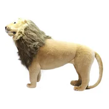 Leão Realista Em Pé 110cm - Pelúcia Foto  mini 1