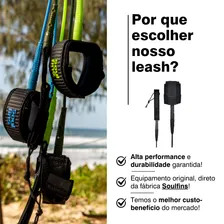 Leash Surf Big Wave 7' Pés 7mm Preto Duplo Girador Injetado Cordinha Ondas Grande Super Resistente Leash Injetado Preto Soul Fins 7 Pés Pranchinha Funboard Foto mini 3