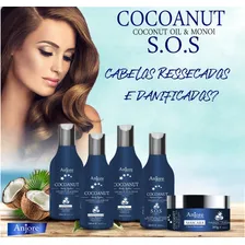 Leave-in Cocoanut Anjore 300ml - Com Óleo De Coco E Monoi Foto mini 3