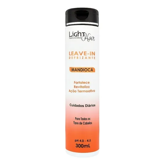 Leave-in Defrizante Mandioca Light Hair300ml Foto 1