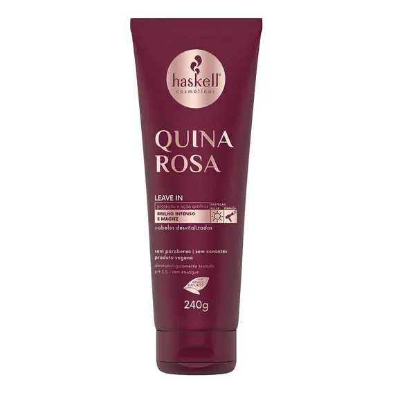 Leave In Haskell Quina Rosa - 240g Foto 1