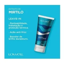 Leave-in Lowell Complex Care Creme S/ Enxágue Mirtilo 180ml Foto mini  3