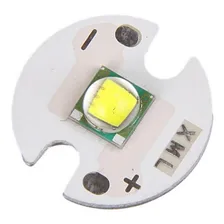 Led Cree Xlamp Xml T6 10w 5000 8300 K Branco Frio Cor da luz 16 mm Foto  mini 1