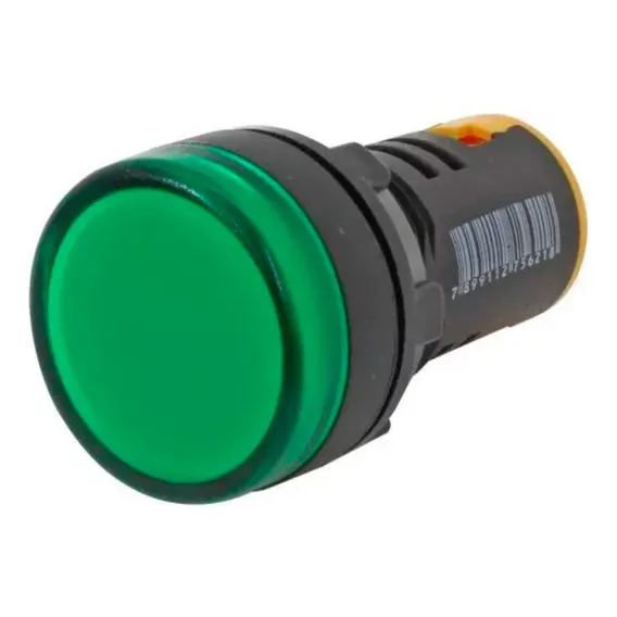 Led Indicador Sinaleiro Verde 22mm 24v Ip65 24 Foto 1