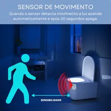 Led Luz Noturna Auto Multi Cores Vaso Sanitário Banheiro Foto mini 2